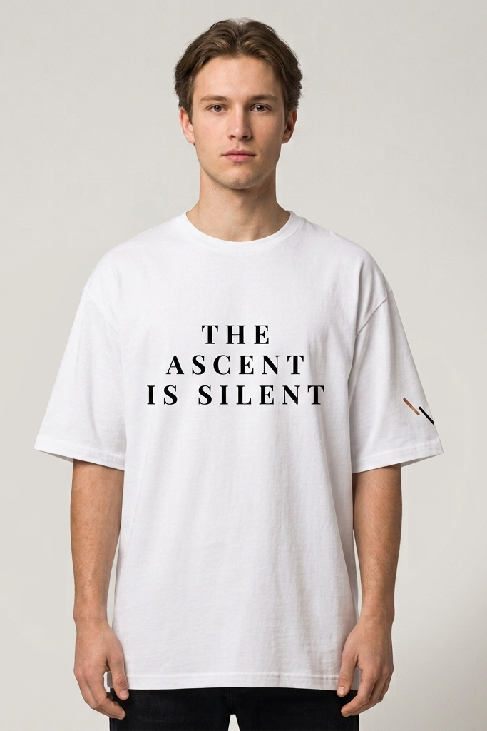 Ascent / White / Oversized Tee