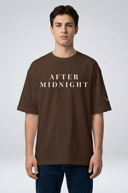 After Midnight / Brown / Oversized Tee