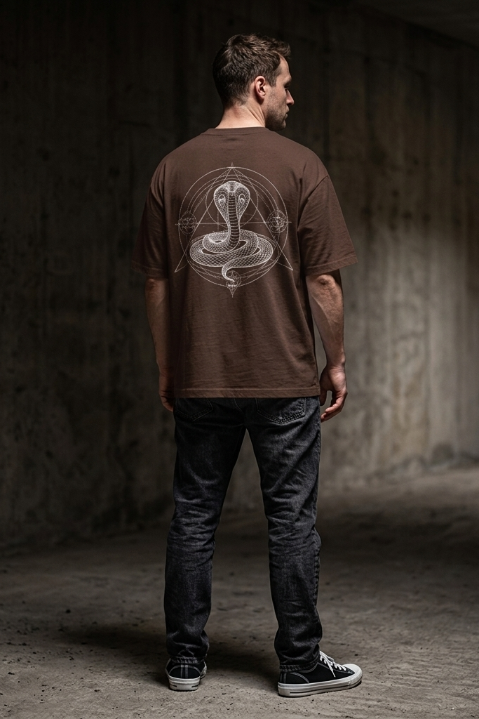 Vasuki / Brown / Oversized Tee