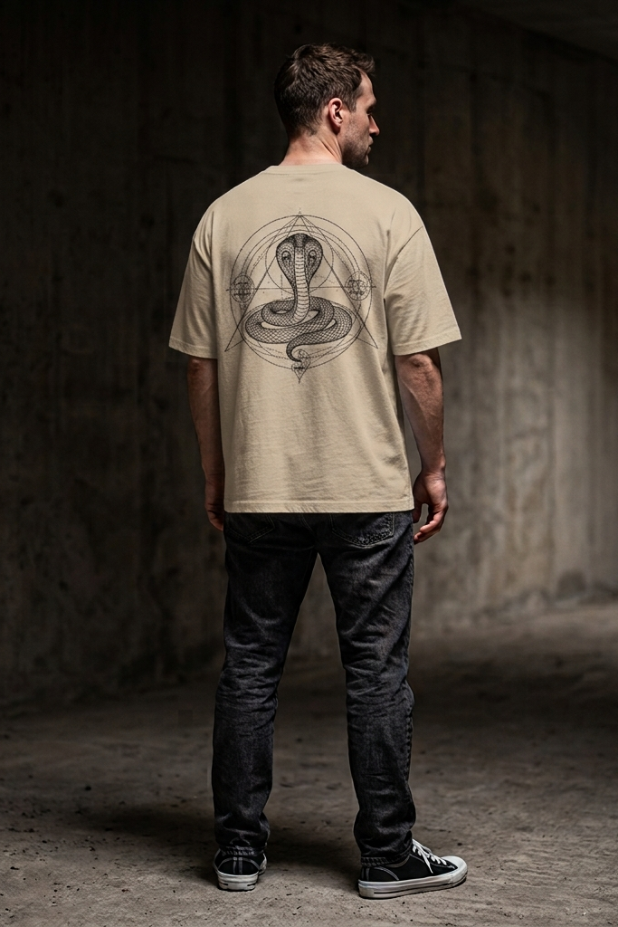 Vasuki / Beige / Oversized Tee