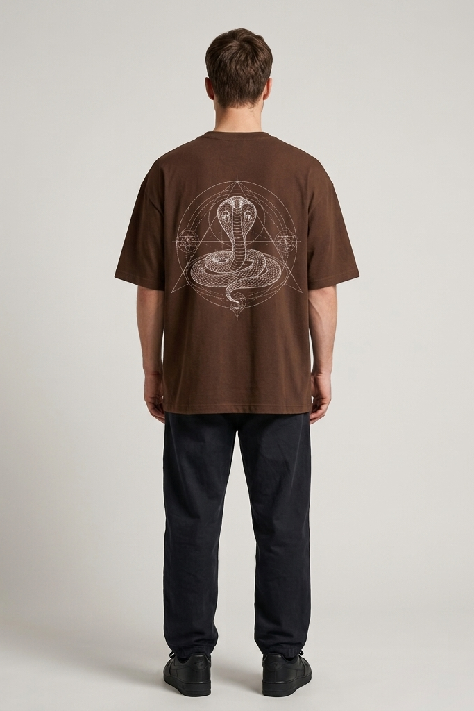 Vasuki / Brown / Oversized Tee