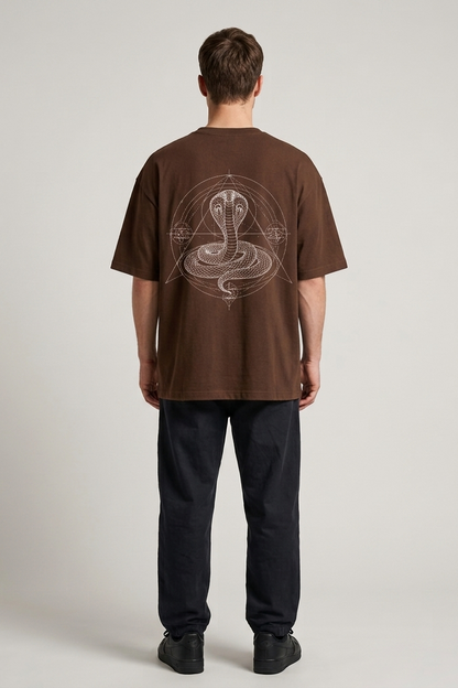 Vasuki / Brown / Oversized Tee