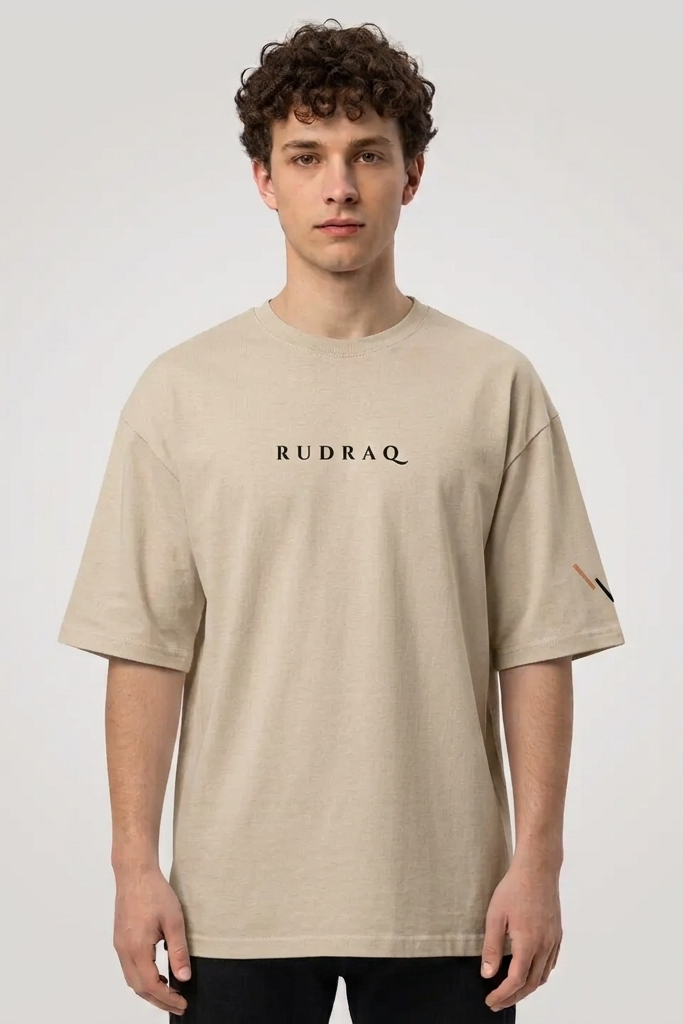 Labyrinth / Beige / Oversized Tee