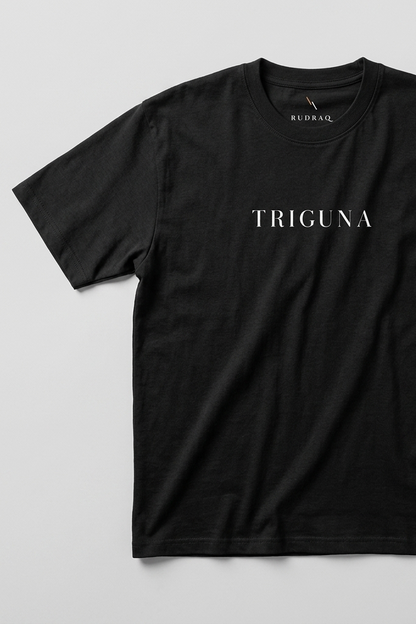 Triguna / Black / Oversized Tee