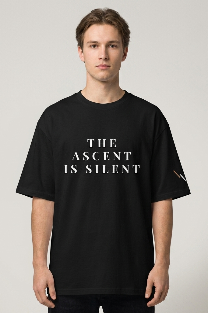 Ascent / Black / Oversized Tee