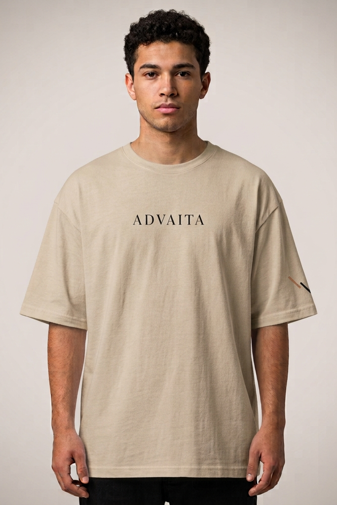 Advaita / Beige / Oversized Tee