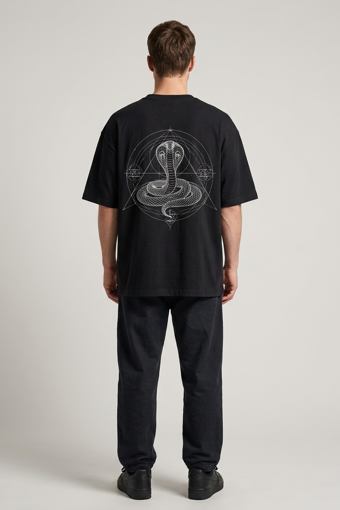 Vasuki / Black / Oversized Tee