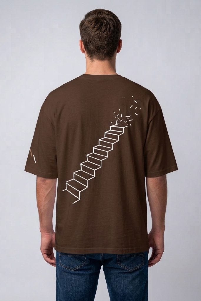 Rise / Brown / Oversized Tee