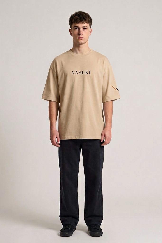 Vasuki / Beige / Oversized Tee