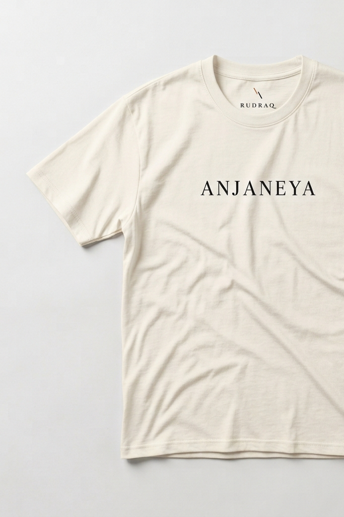 Anjaneya / Off-White / Oversized Tee
