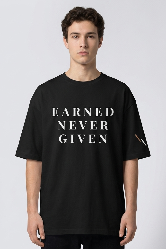 Forged / Black / Oversized Tee