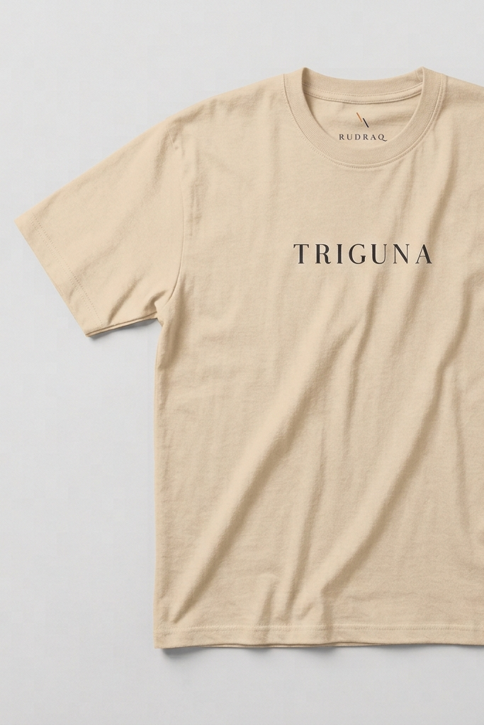 Triguna / Beige / Oversized Tee