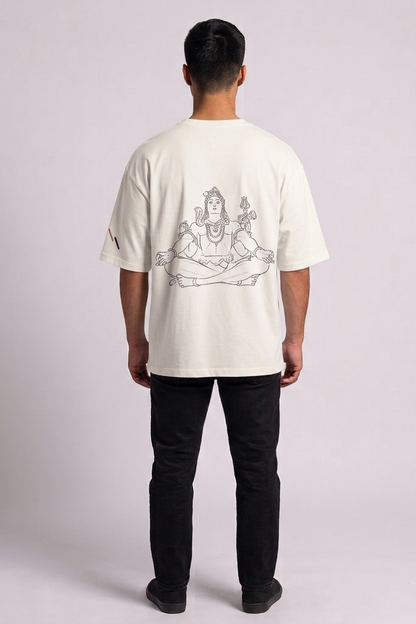 Stillness / Off-White / Oversized Tee