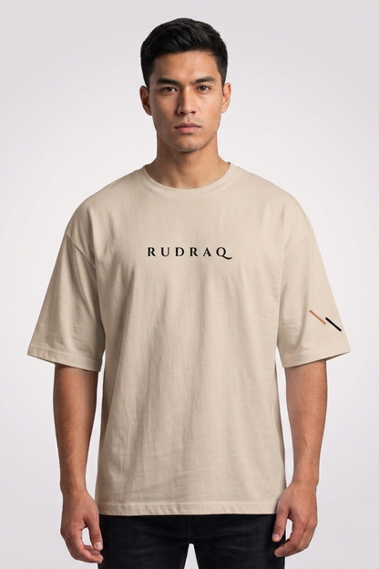 Stillness / Beige / Oversized Tee