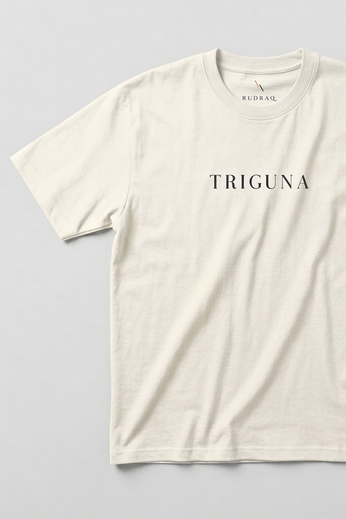 Triguna / Off-White / Oversized Tee