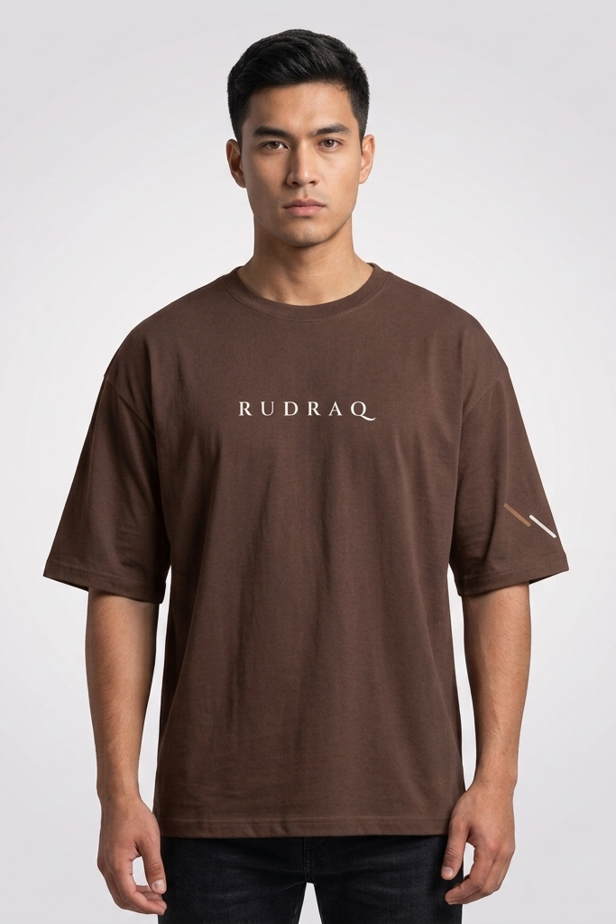 Stillness / Brown / Oversized Tee