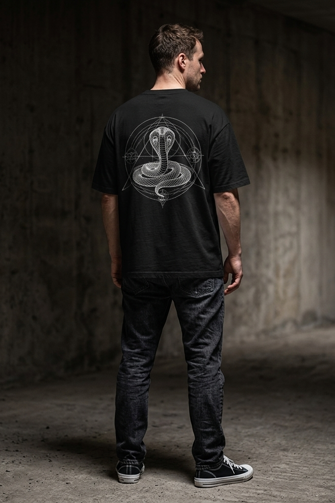 Vasuki / Black / Oversized Tee